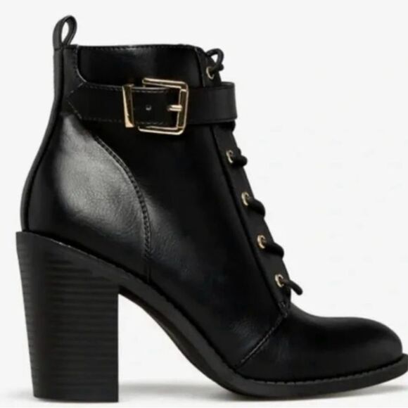 NIB Shoe Dazzle Dilly Block Heel Boottie - Picture 8 of 16